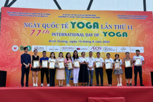Kingwood đồng hành cùng Ngày hội Quốc tế Yoga lần thứ 11 tại AEON Mall Bình Dương